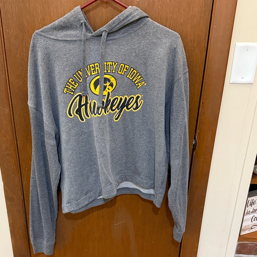 University of Iowa Hawkeyes Cropped Hoodie